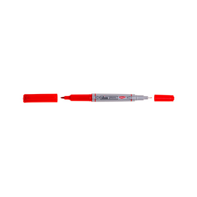 Marker permanent slim Rosu