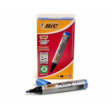 Marker  permanent varf tesit, culoare negru , Bic Design