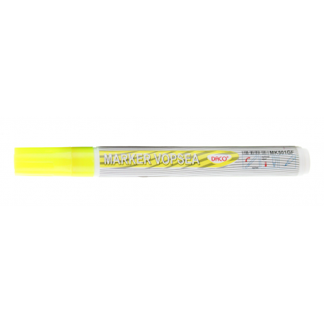 Marker vopsea Daco galben fluo