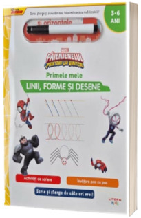 Marvel. Paienjenelul si prietenii lui uimitori. Primele mele linii, forme si desene