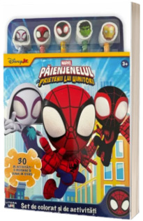 Marvel. Paienjenelul si prietenii lui uimitori. Set de colorat si de activitati