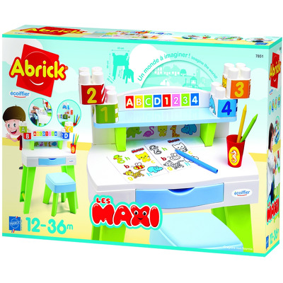Masa pentru desenat si creatie My Very First Desk Maxi Abrick