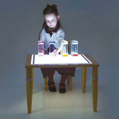 Masa senzoriala luminoasa, inaltime reglabila