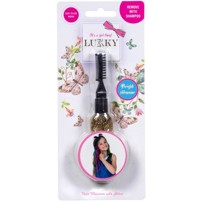 Mascara de par pentru copii cu sclipici Auriu