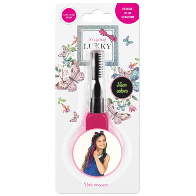 Mascara de par pentru copii Neon Roz