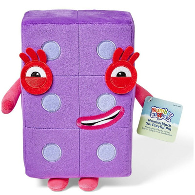 Mascota din plus Numberblocks - Sase