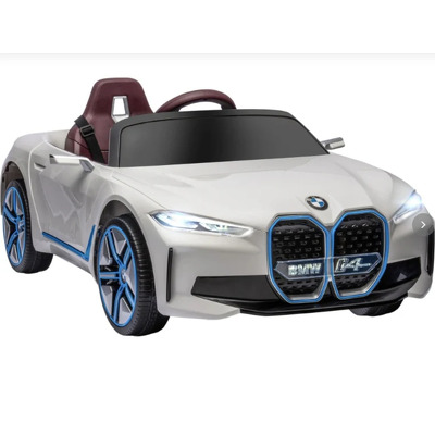 Masina cu acumulator BMW i4 alb