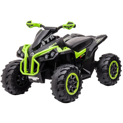 Masina electrica cu telecomanda pentru copii, ATV, verde