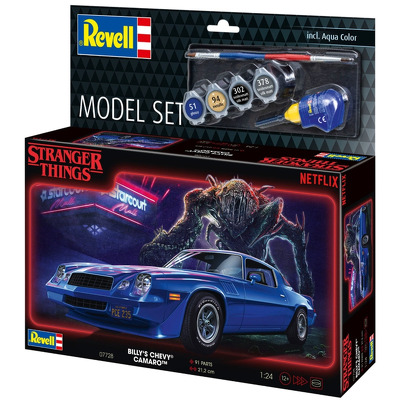Masina Revell Model Set Billys Chevy C: Stranger Things Scara 1:24