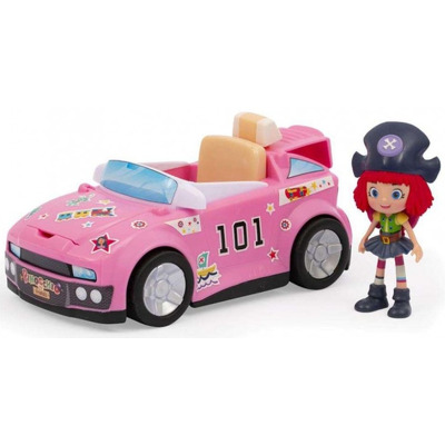 Masina si figurina Pinocchio si prietenii de aventura cu figurina Fredda de 10cm