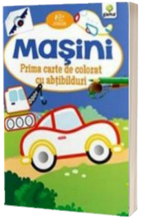 Masini. Prima carte de colorat cu abtibilduri (2-5 ani)