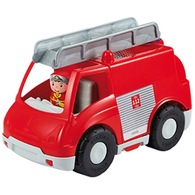 Masinuta de pompieri Abrick cu 15 cuburi