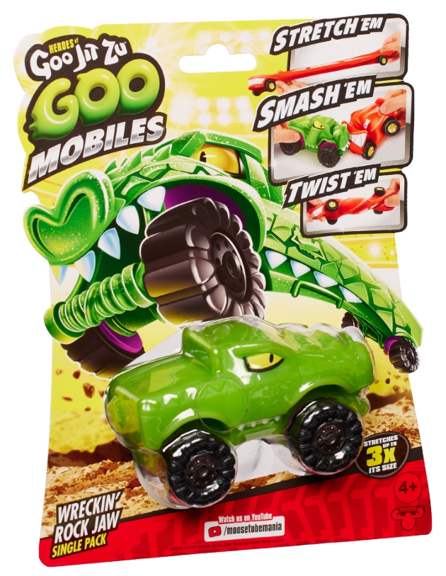 Masinuta elastica Goo Jit Zu Goo Mobiles Rock Jaw