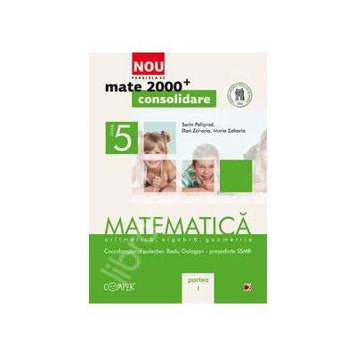 Mate 2000 pentru clasa a V-a. Partea I, CONSOLIDARE. Matematica, aritmetica, algebra, geometrie