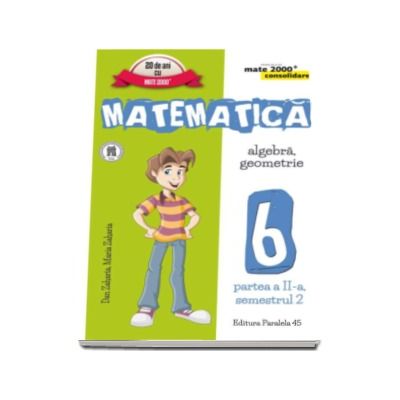 Matematica - CONSOLIDARE (2016 - 2017) - Algebra si Geometrie, pentru clasa a VI-a. Partea II, semestrul II (Colectia mate 2000+)