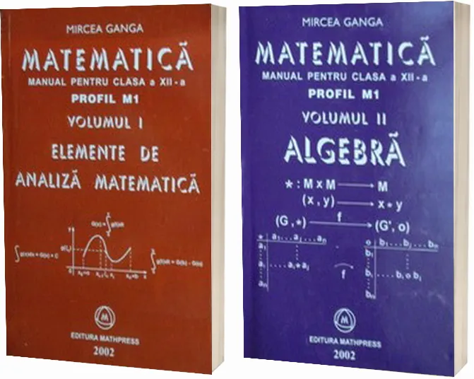 Matematica manual pentru clasa a XII-a
