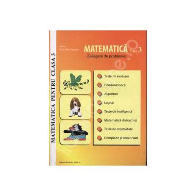 Matematica pentru clasa a 3-a. Culegere de probleme