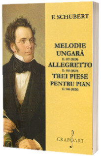 Melodie ungara, allegretto, trei piese pentru pian