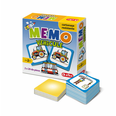 Memo vehicule joc educativ de memorie
