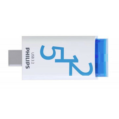 Memory stick USB-C 3.2 - 512GB PHILIPS Ocean Blue