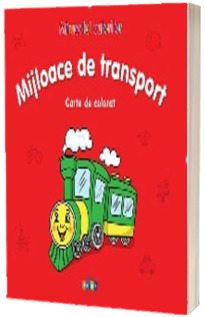Mijloace de transport, carte de colorat