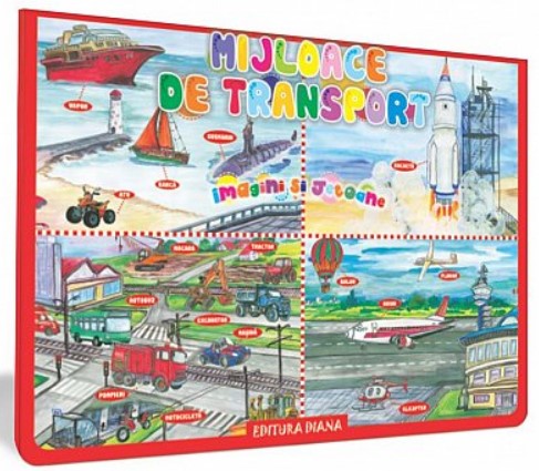 Mijloace de transport. Imagini si jetoane