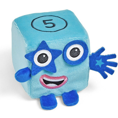 Mini mascota din plus Numberblocks Blocklets - Cinci