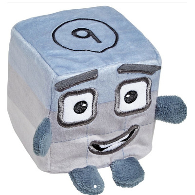 Mini mascota din plus Numberblocks Blocklets - Noua