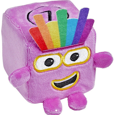 Mini mascota din plus Numberblocks Blocklets - Sapte