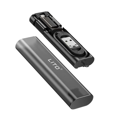 Mini organizator multifunctional Lito LM01, compact si portabil, negru