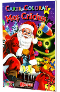 Mos Craciun. Carte de colorat