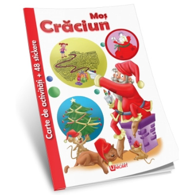 Mos Craciun cu 48 Stikere