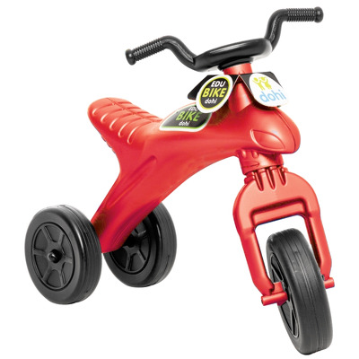 Motocicleta copii cu trei roti fara pedale EDU Bike Rosu