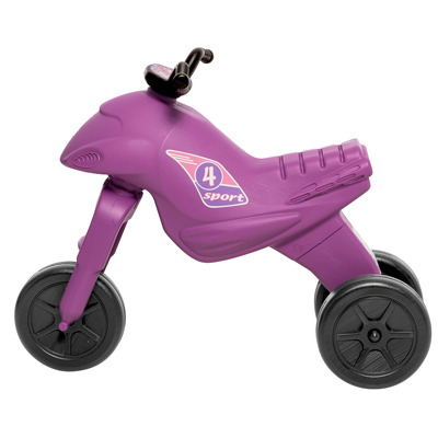 Motocicleta copii cu trei roti fara pedale mare culoarea mov