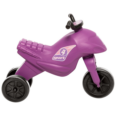 Motocicleta copii cu trei roti fara pedale mic culoarea mov