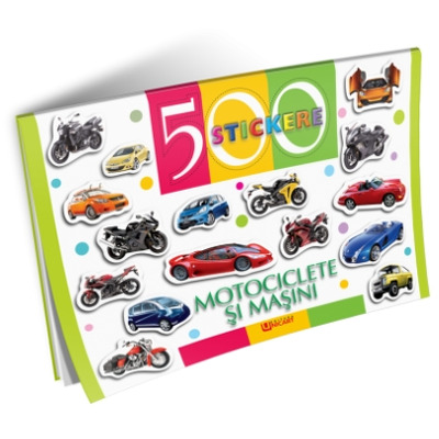 Motociclete si masini - 500 Stickere