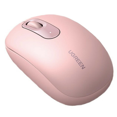Mouse wireless Ugreen MU105 (90686), 800/1200/1600/2400 DPI, Cherry Pink