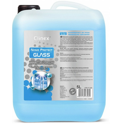 NanoProtect Glass, 5 litri, solutie pentru spalat geamuri, efect anti-aburire