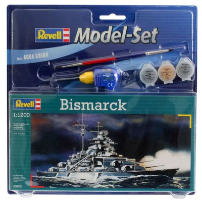 Navomacheta Revell Nava de lupta Bismarck Model Set