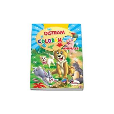 Ne distram si coloram  Animale - Carte de colorat