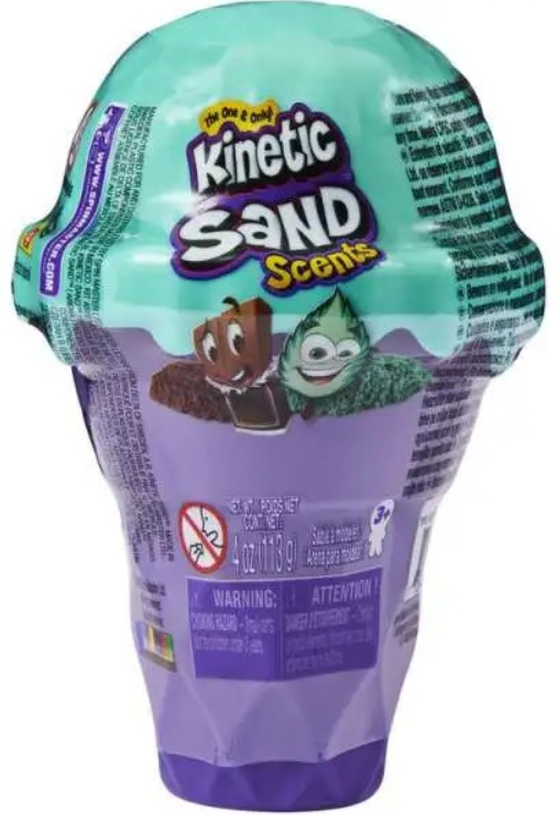 Nisip Kinetic Colorat. Spin Master Mini Ice Cream Albastru