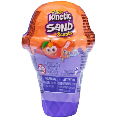 Nisip Kinetic Colorat. Spin Master Mini Ice Cream Portocaliu