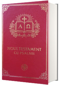 Noul Testament cu Psalmii, coperta grena aurit