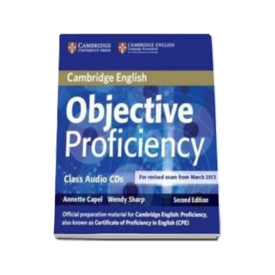 Objective Proficiency 2nd Edition Class Audio CDs (2) - Pentru clasa a XII-a