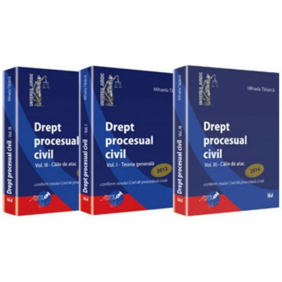 Oferta pachet Drept procesual civil. Volumele I + II + III