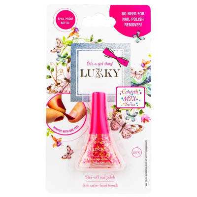 Oja pentru copii cu confetti Gold-Pink