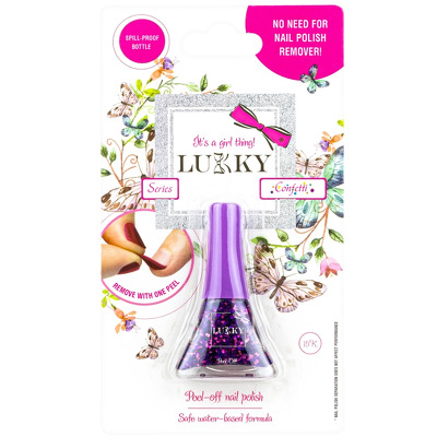 Oja pentru copii cu confetti Purple