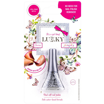 Oja pentru copii cu confetti Silver