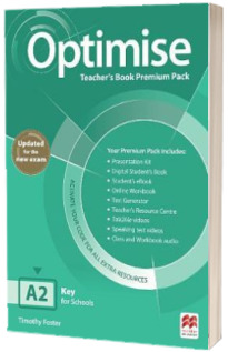 Optimise A2 Teachers Book Premium Pack