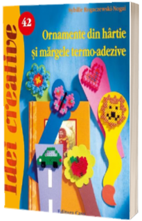 Ornamente din hartie si margele termo-adezive